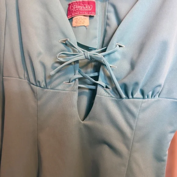 Fredrick's of Hollywood Teal Mini Dress - Picture 3 of 5